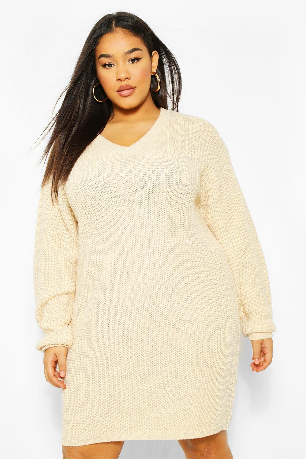 boohoo jumper dress
