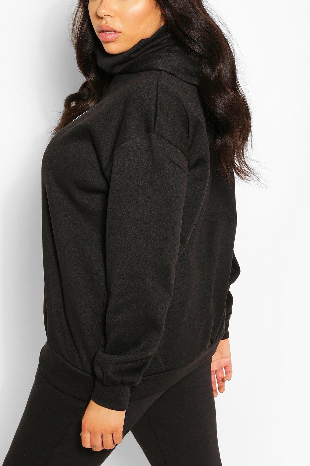 Boohoo hoodie with snood sale