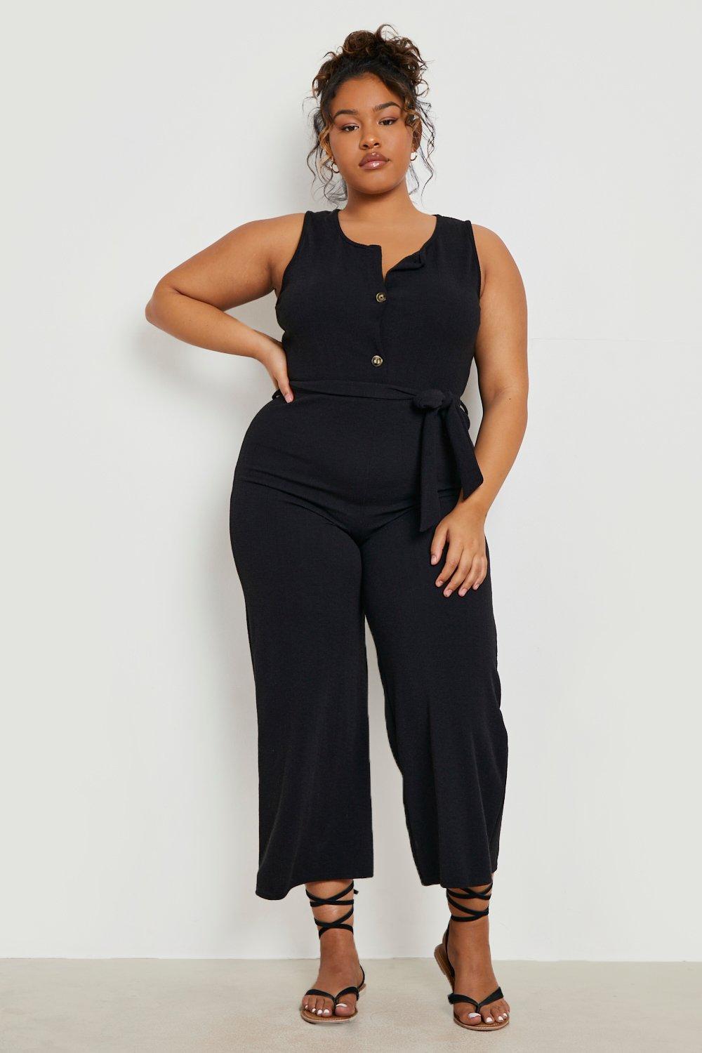 Target black cheap jumpsuit plus size