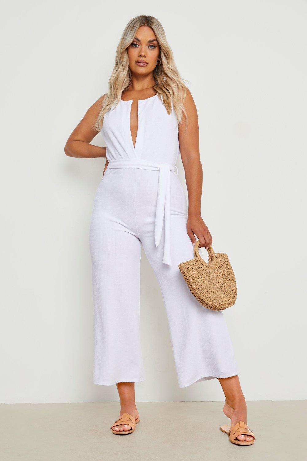 Linen plus cheap size jumpsuit