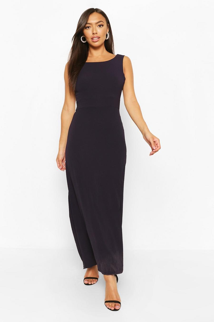 Navy Petite Occasion Maxi Dress image number 1