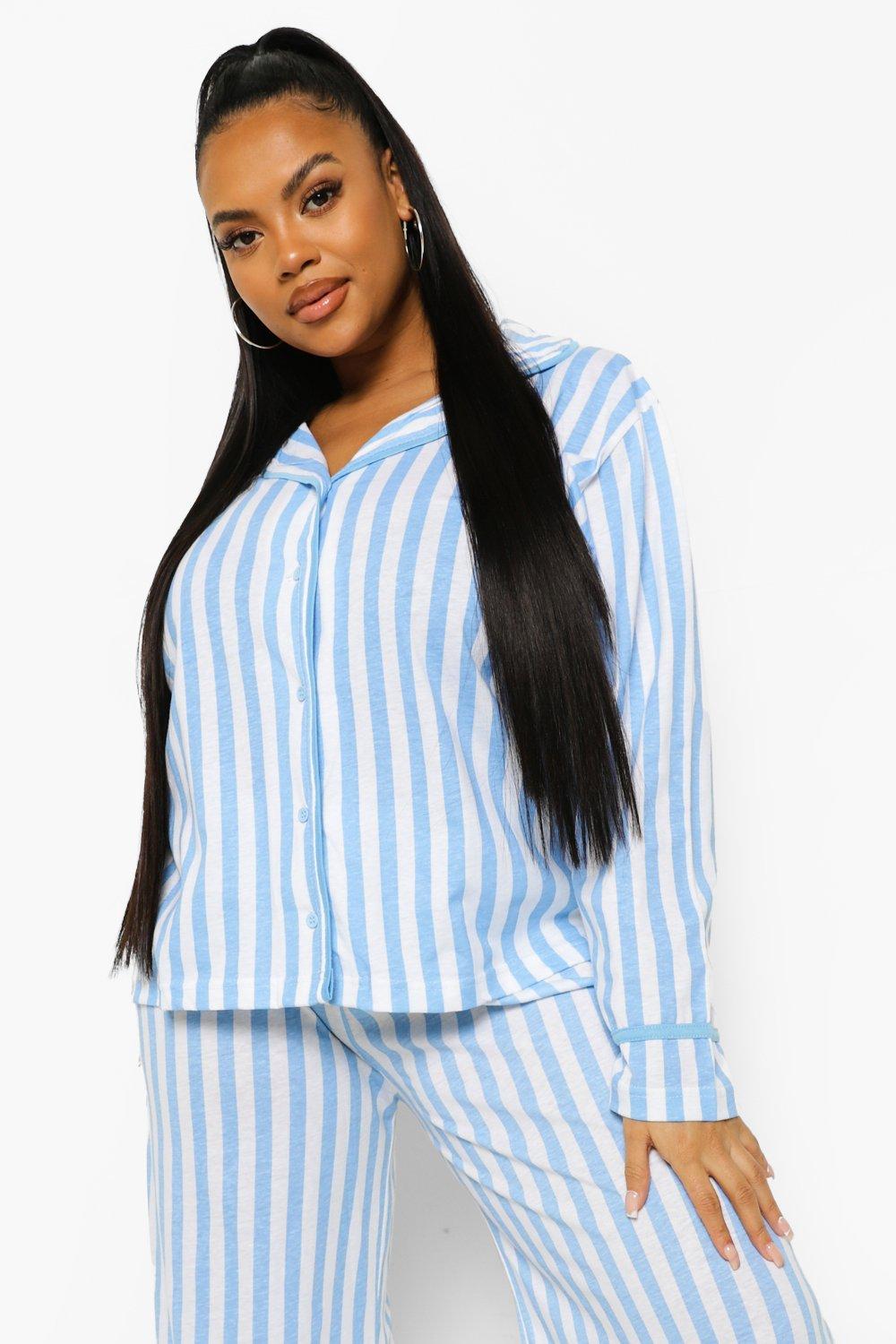 Boohoo candy stripe pyjamas hotsell