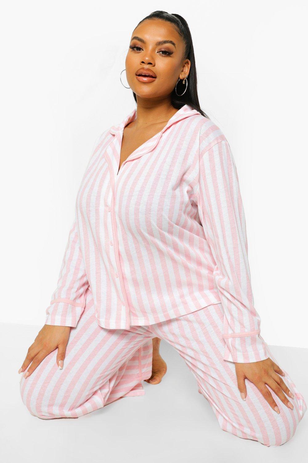 plus size satin pyjamas uk