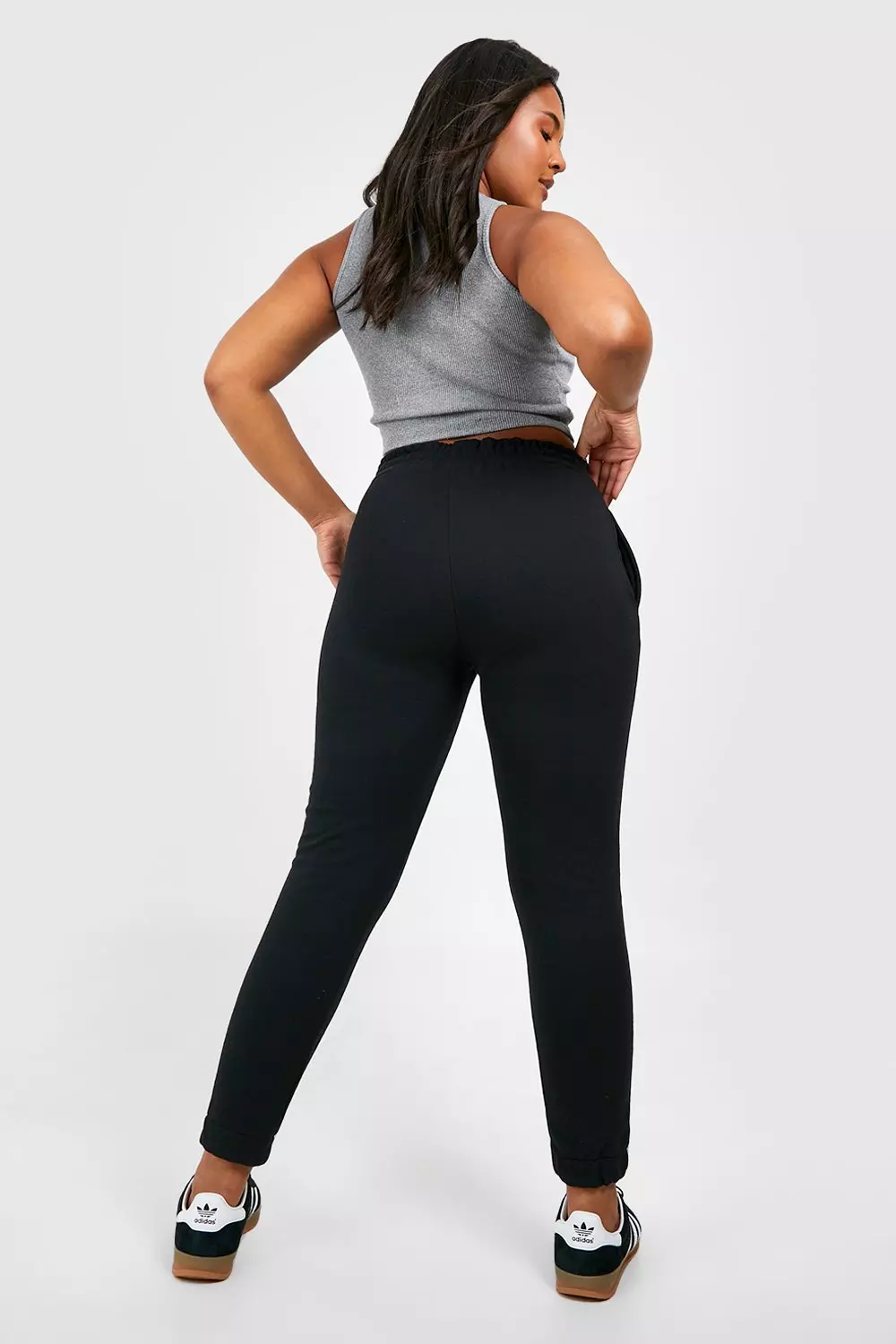 Black Plus Internal Drawstring Joggers alternative image