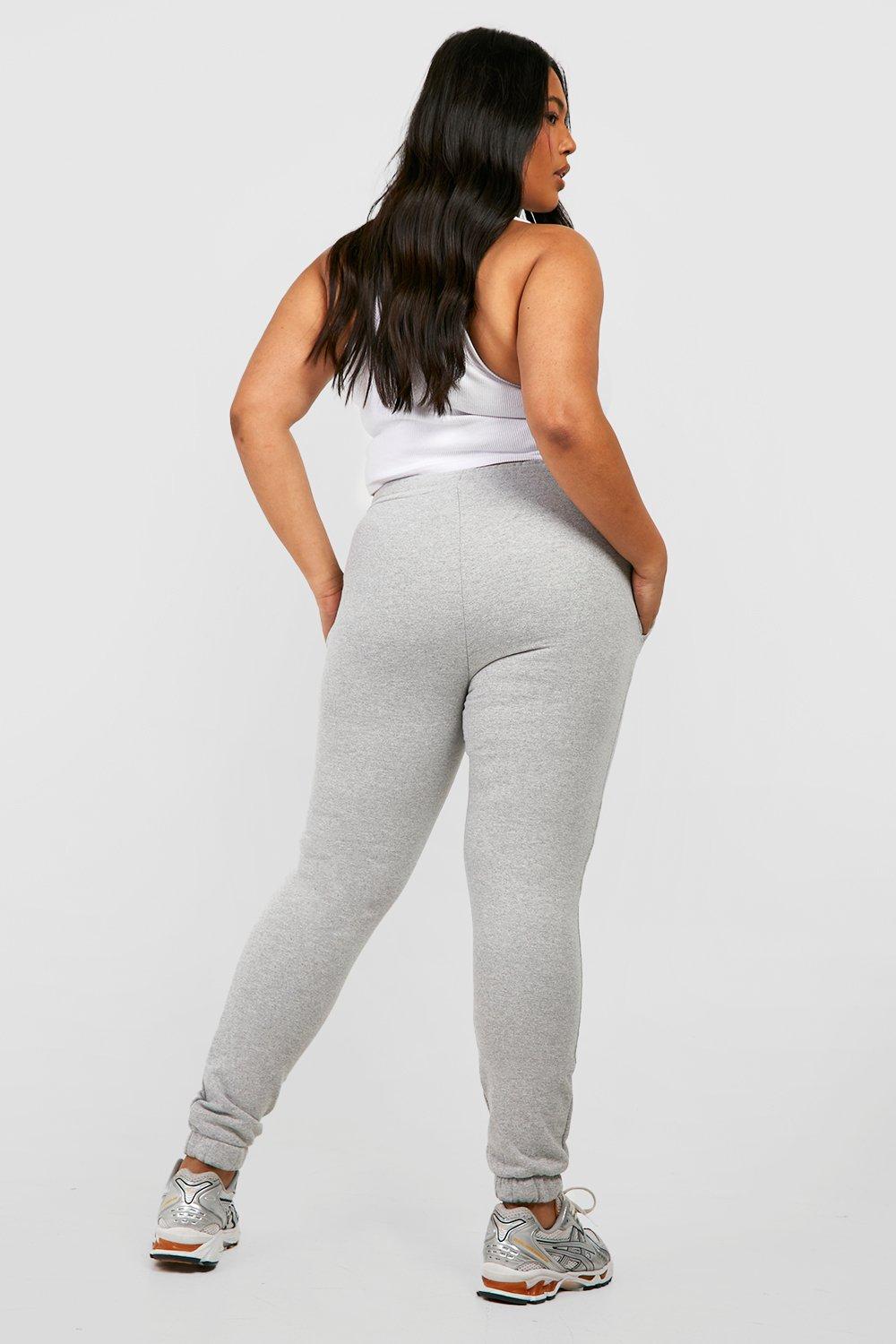 Grey Plus Internal Drawstring Joggers