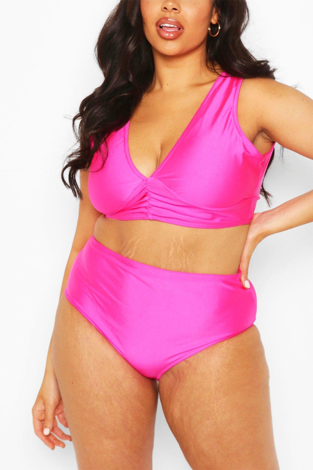 boohoo plus size swimwear