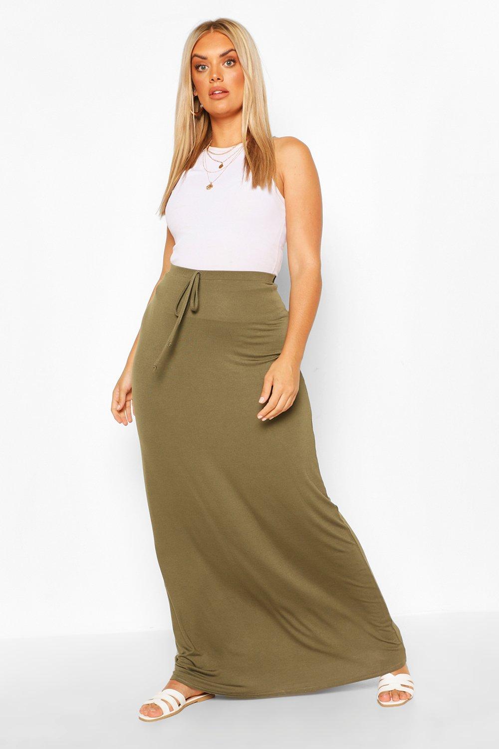 khaki maxi