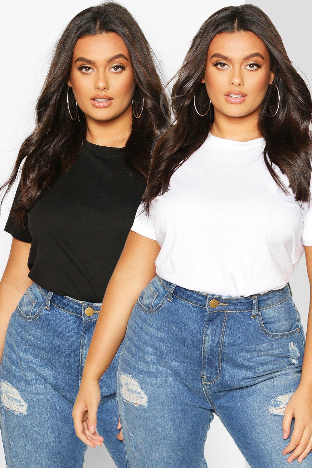 boohoo plus size tops sale