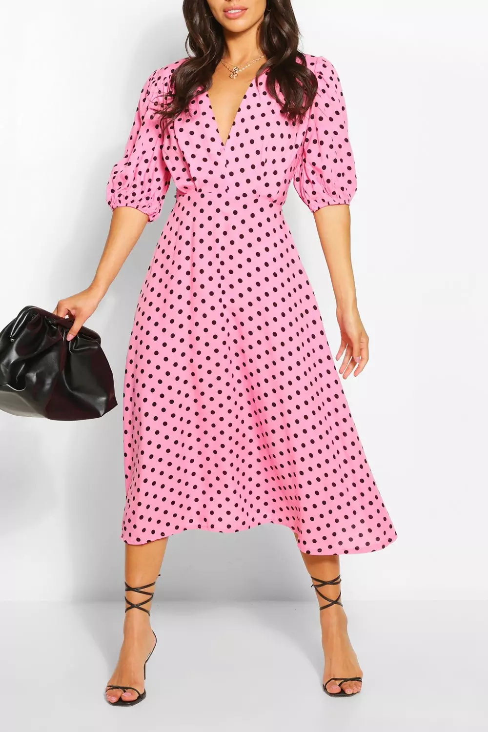 Spotty dress outlet boohoo