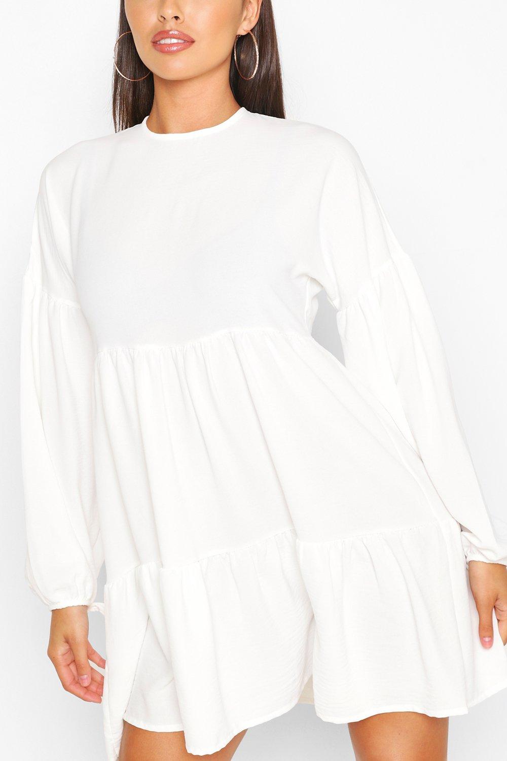 boohoo smock dress