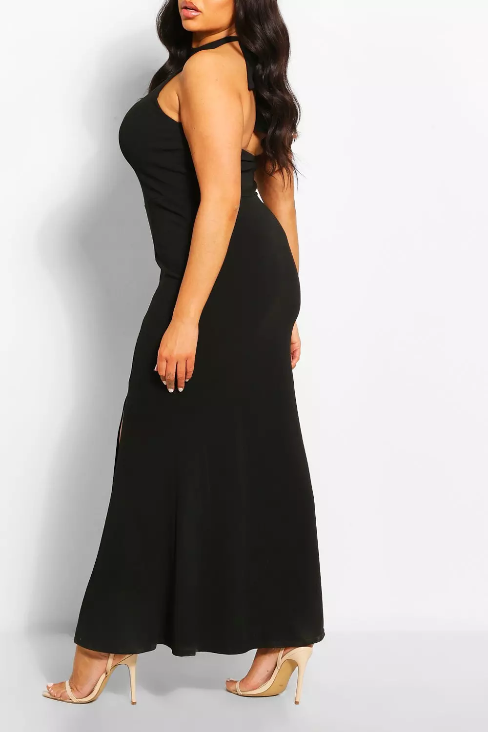 Thigh high maxi store dress