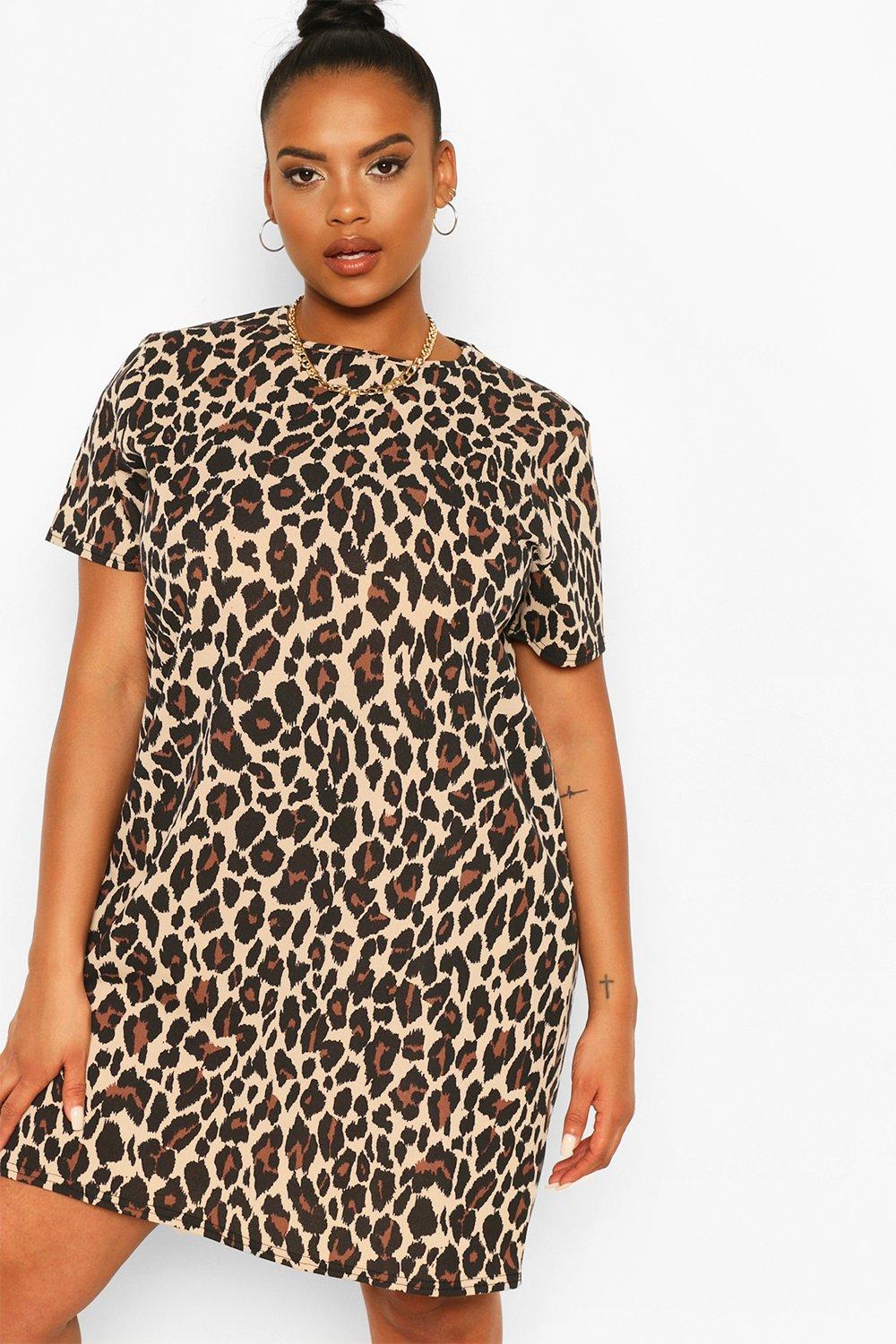 cheetah shift dress