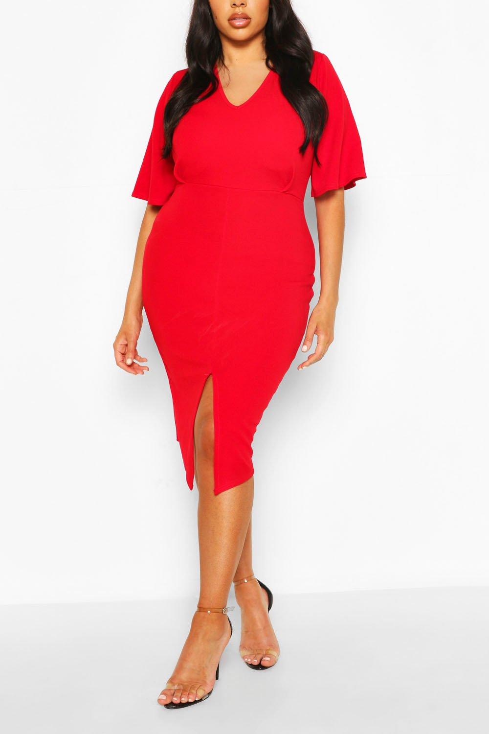 boohoo wiggle dress