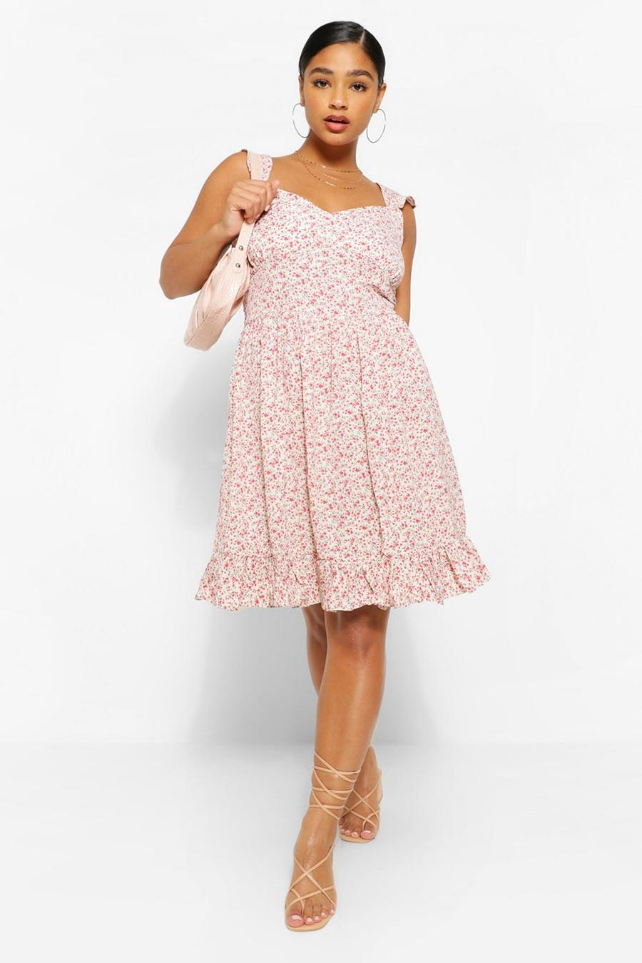 Rose Plus Ditsy Floral Ruffle Sundress image number 1