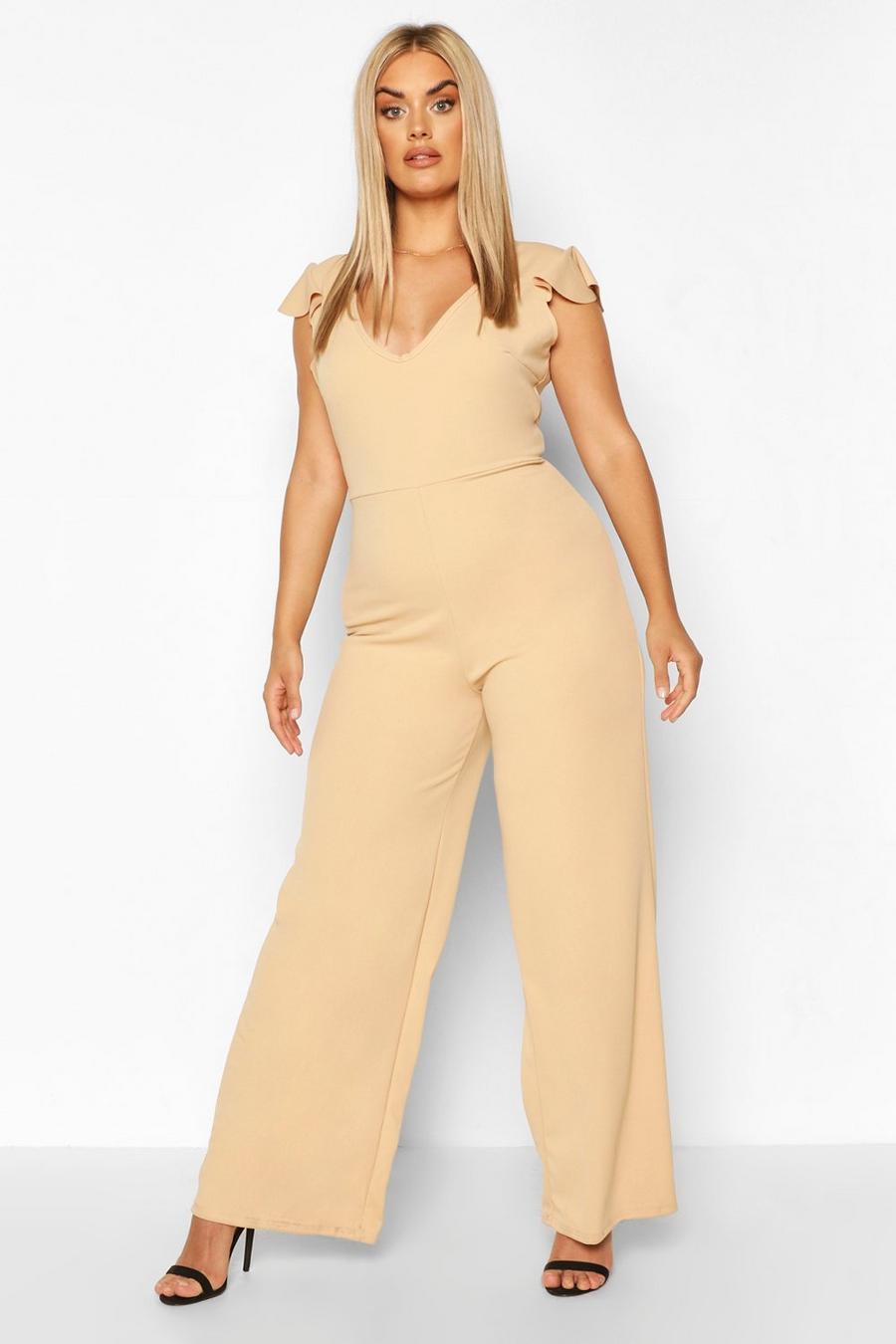 Plus Ruffle Detail Jumpsuit image number 1