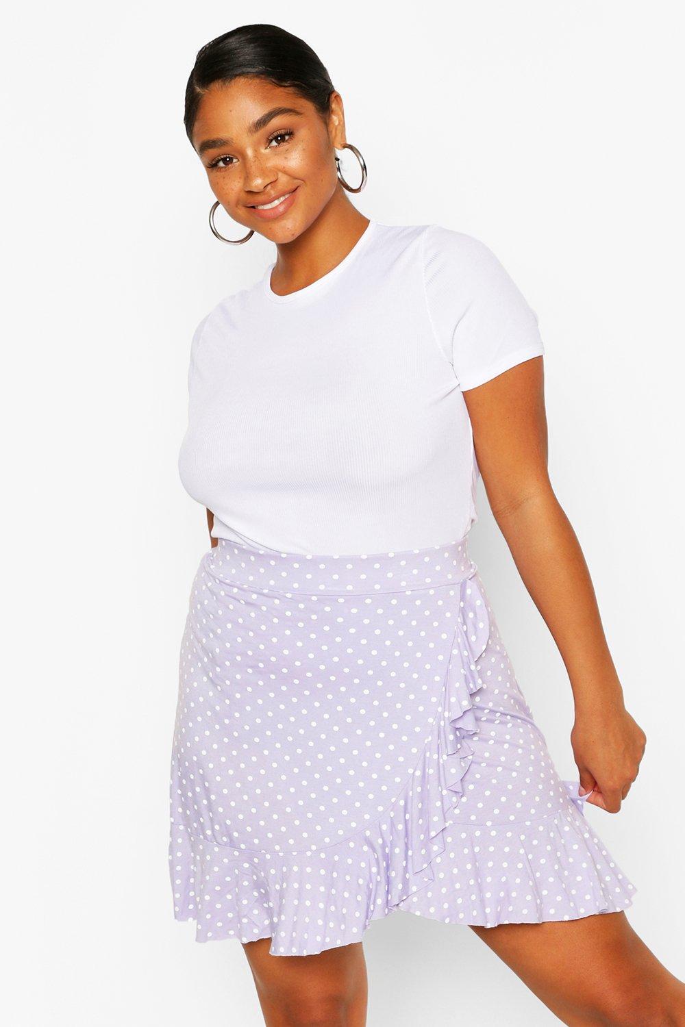 Polka dot hotsell skirt frill