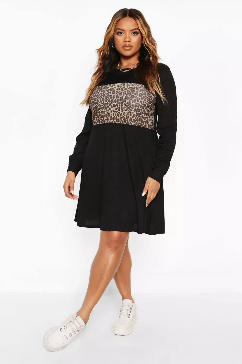 Leopard hotsell swing skirt