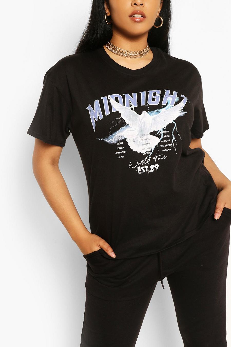 Plus T-Shirt mit „Midnight“-Print image number 1