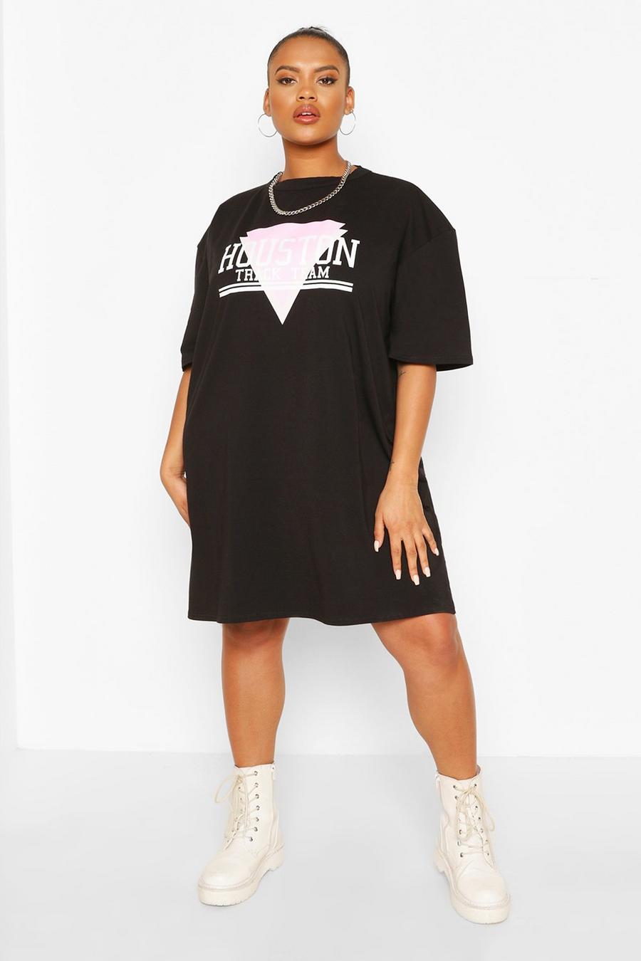 Plus Houston Drop Armhole T-Shirt Dress image number 1