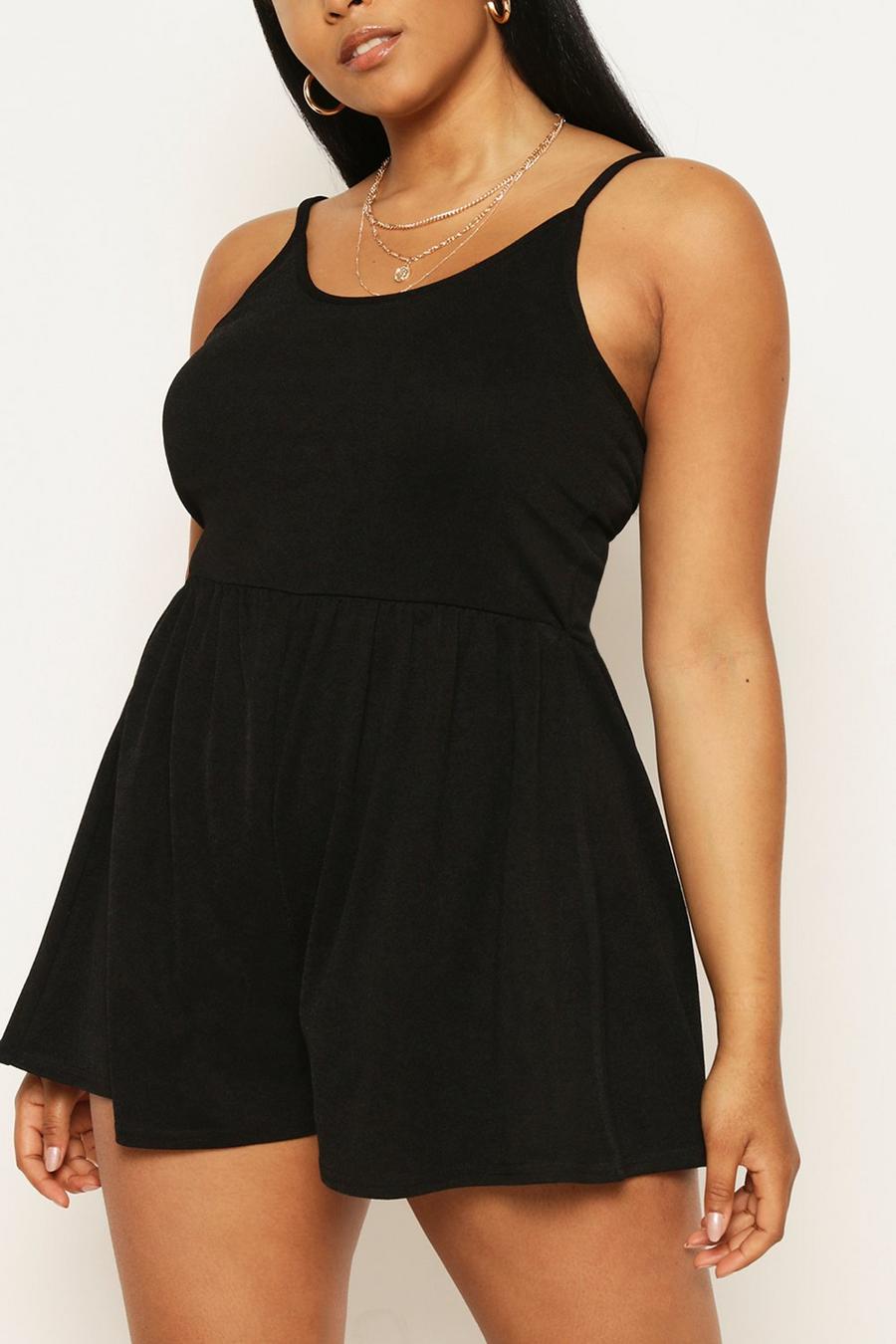 Plus Cross Back Cami Playsuit image number 1