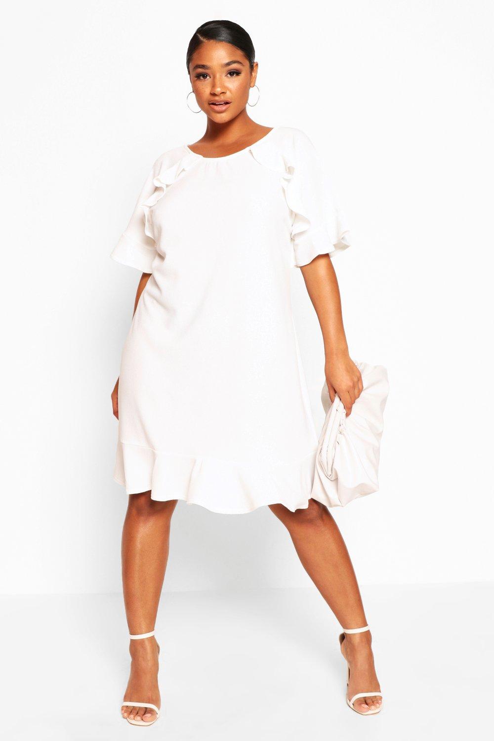 Ivory Shift Dress