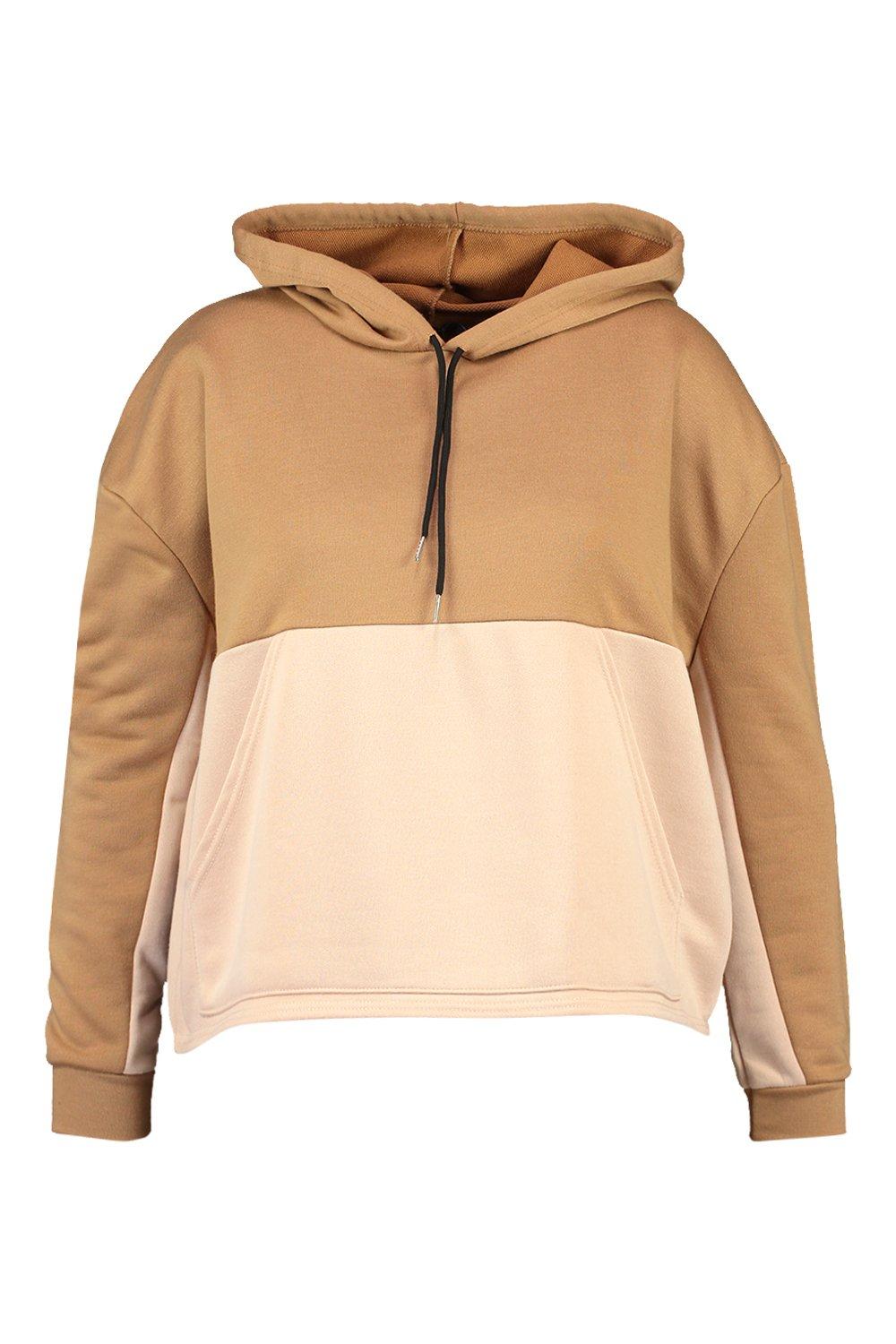 camel colour hoodie