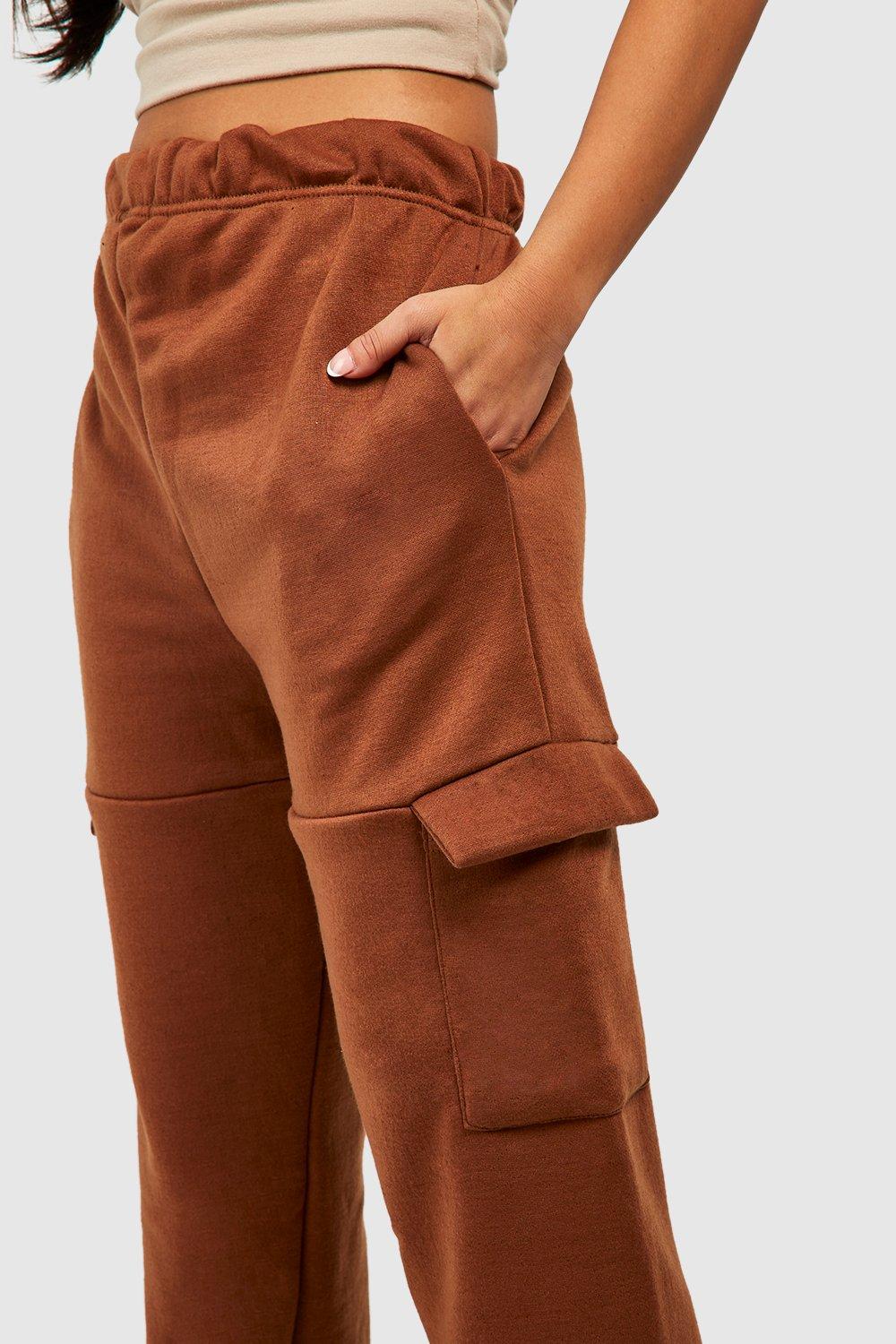 Cargo pocket joggers womens on sale