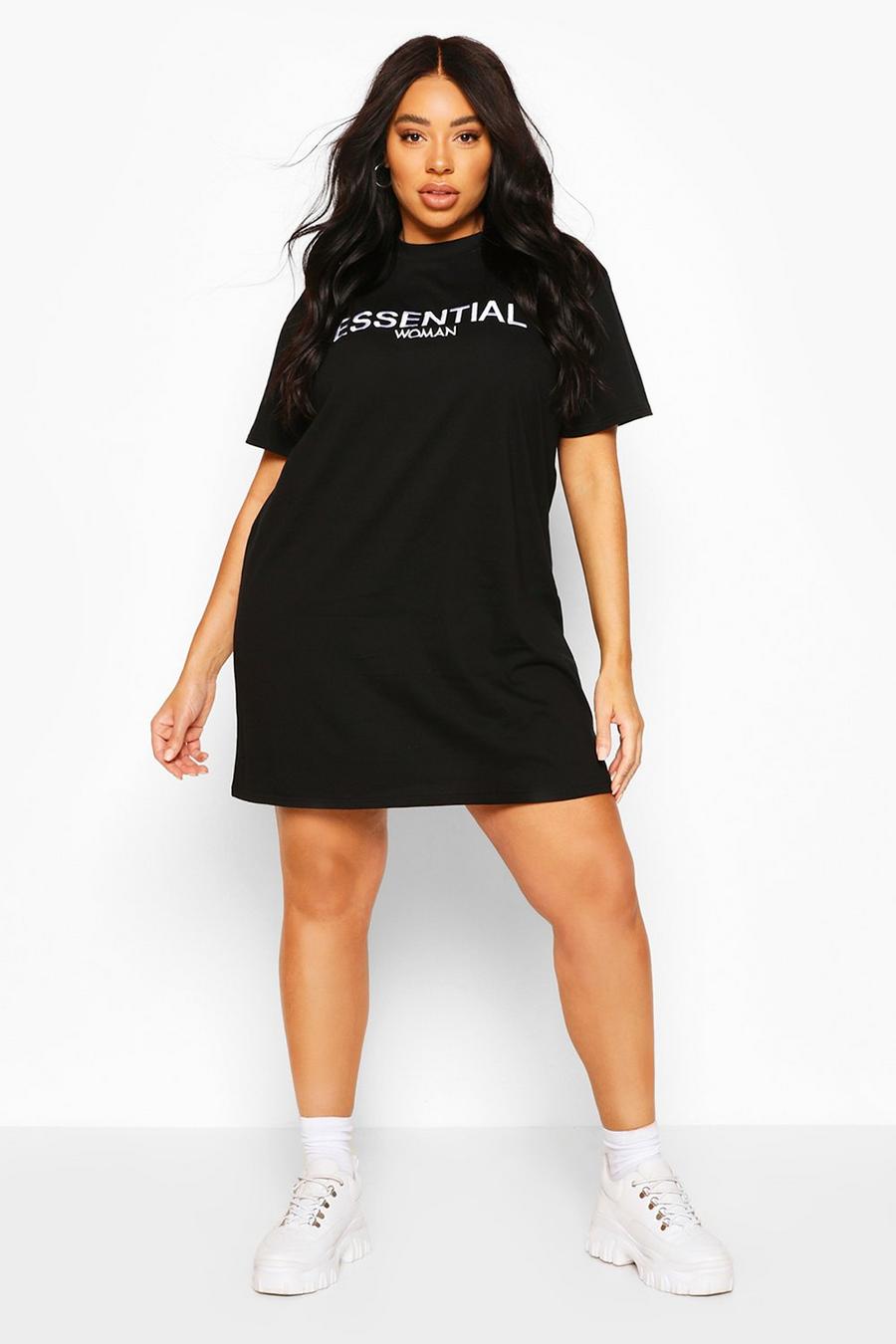 Plus Essential Graphic T-Shirt Dress image number 1