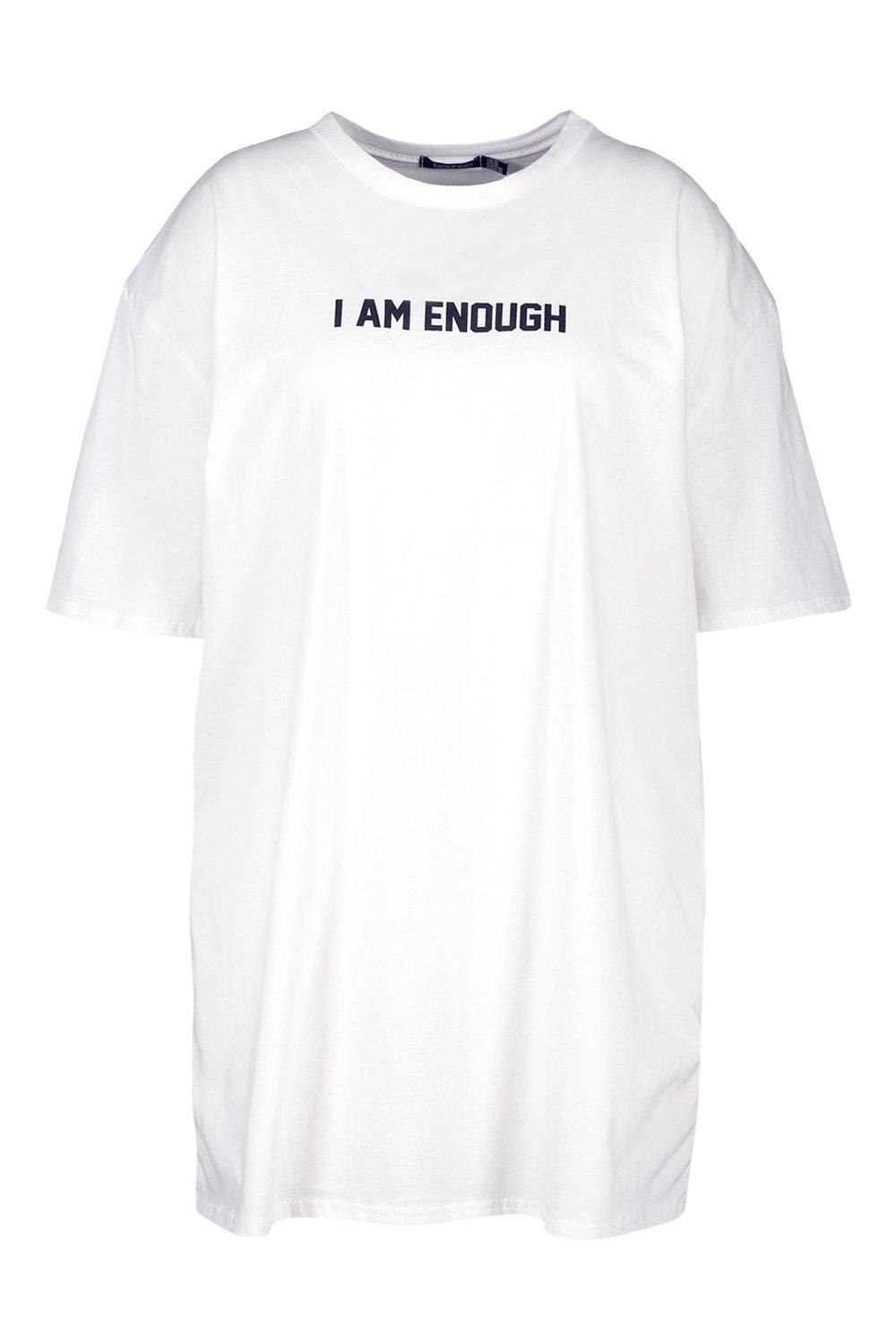 I am enough store t shirt dress