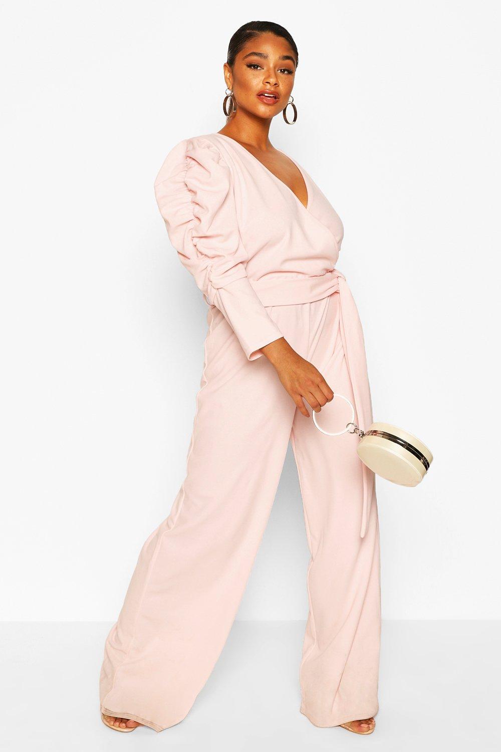 blush jumpsuit plus size