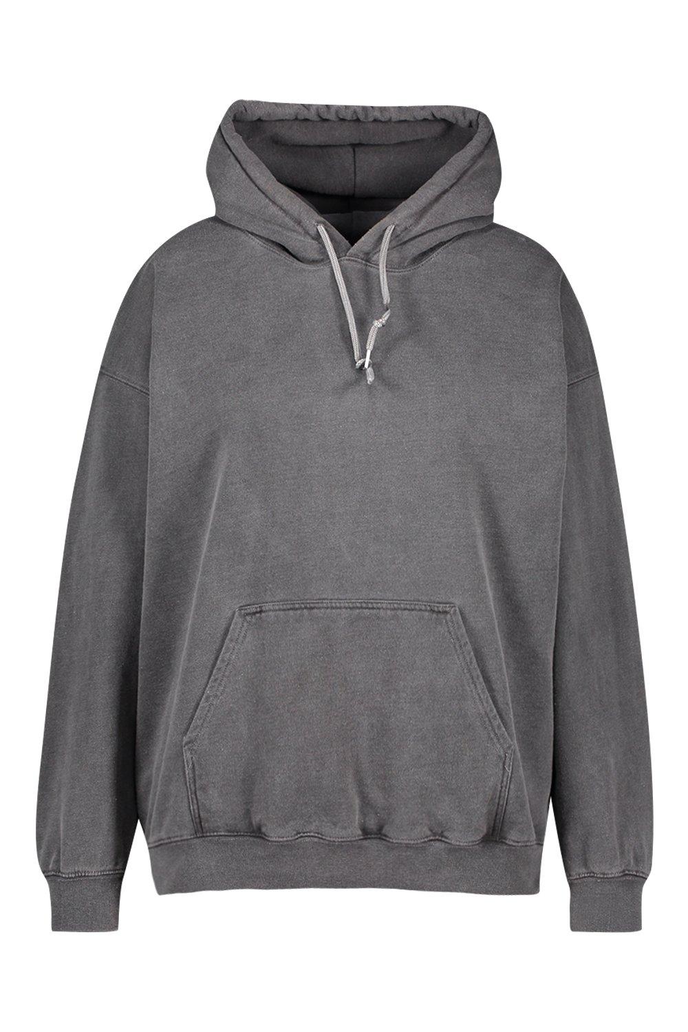 oversized washed hoodie