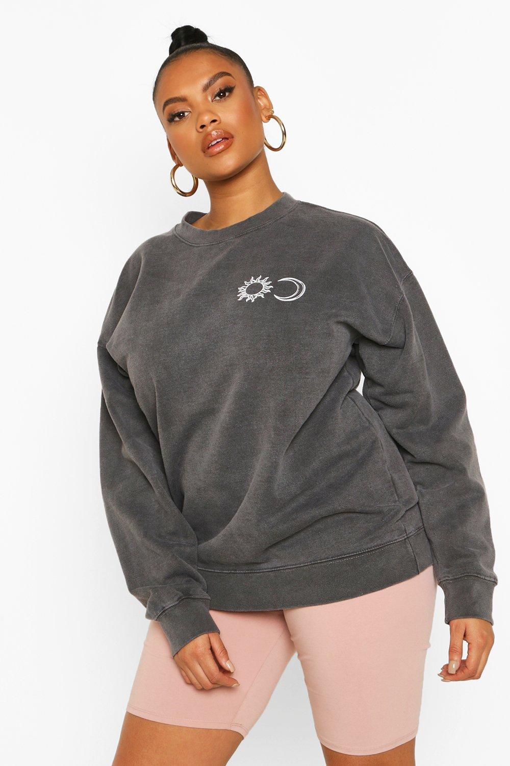 Moon and sun sweatshirt hot sale