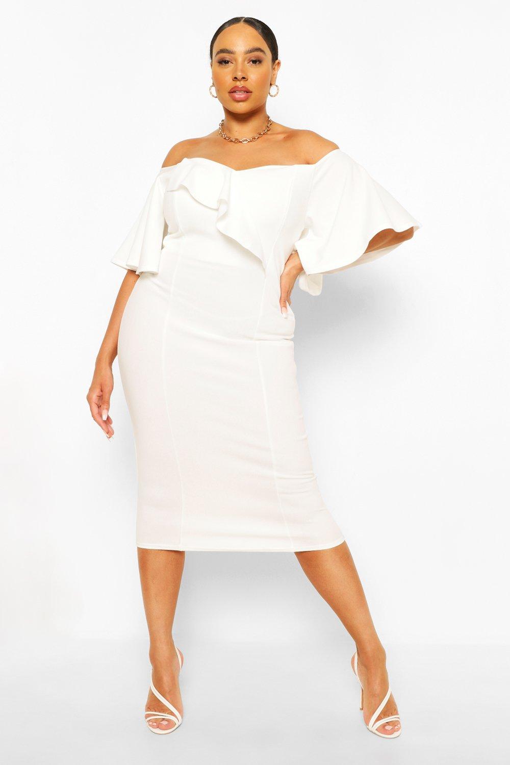 boohoo cape dress