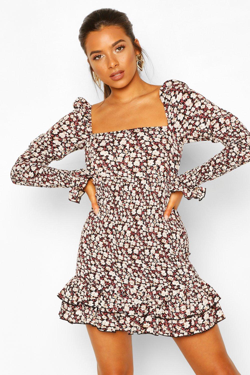 boohoo sheer dress