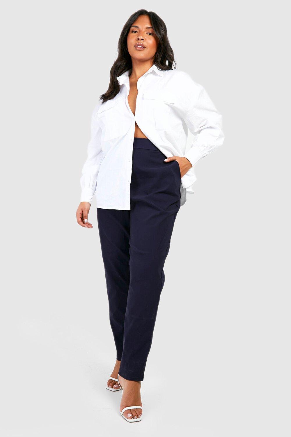 Women's Plus Super Stretch Fitted Trousers