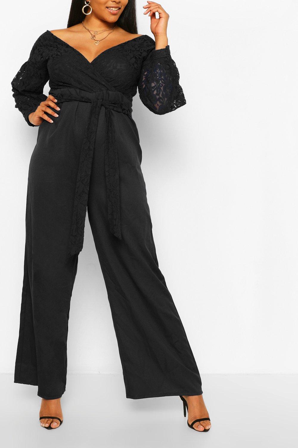 Boohoo cheap plus jumpsuit