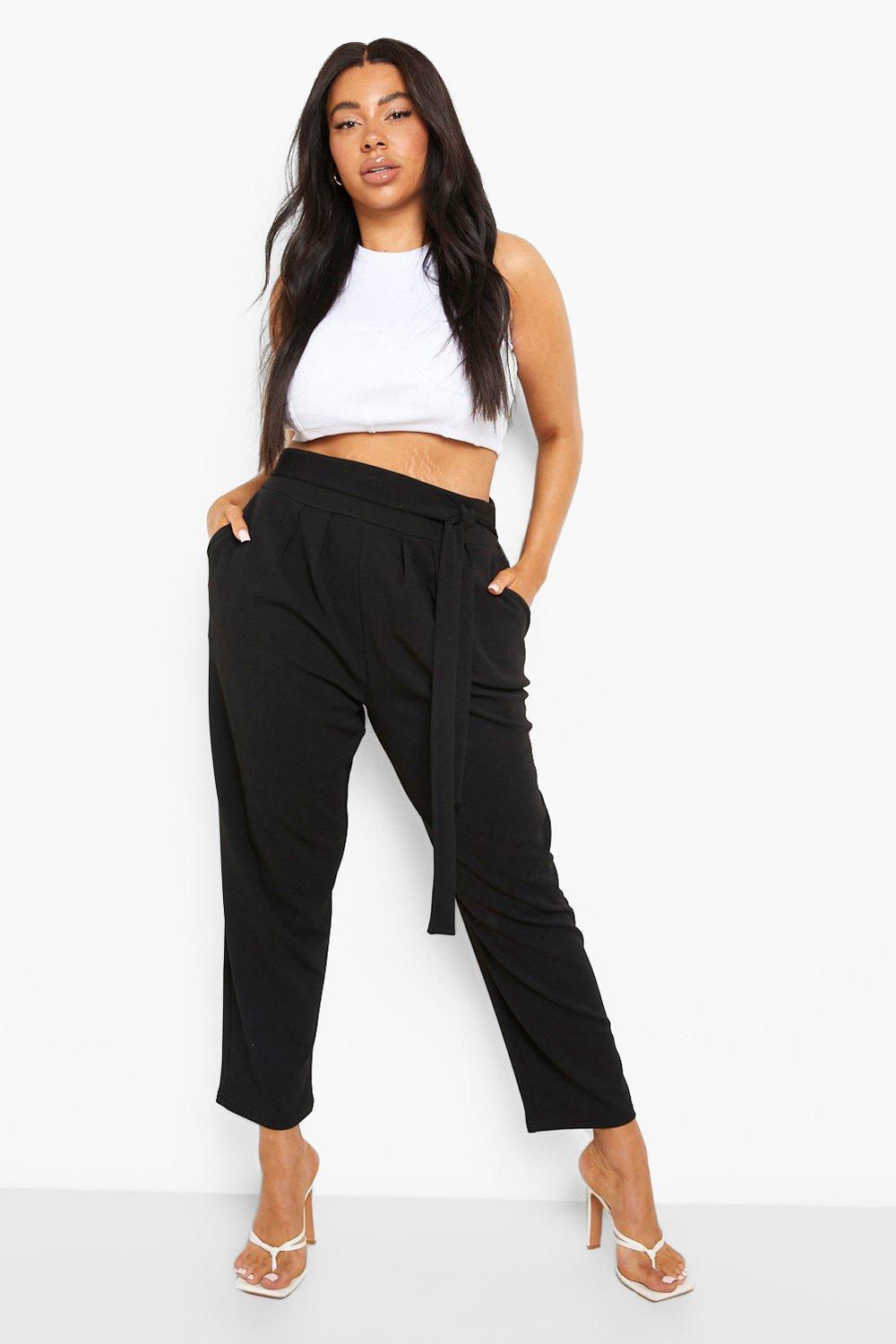 Pantalon grande taille taille orders haute