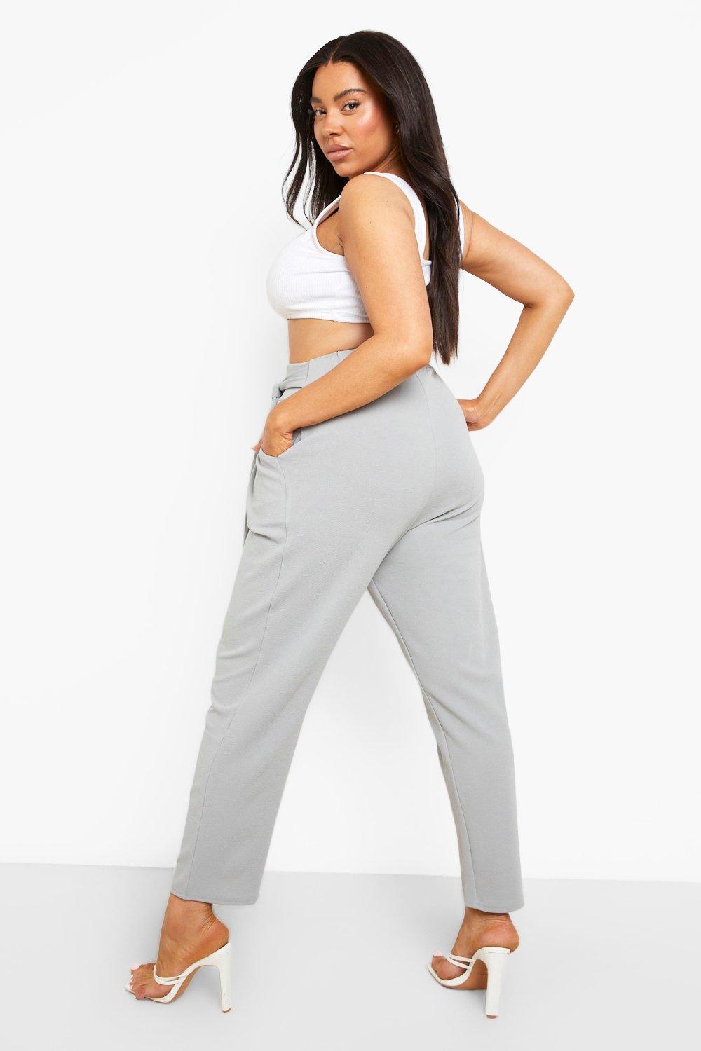 Pantalon large outlet fluide taille haute