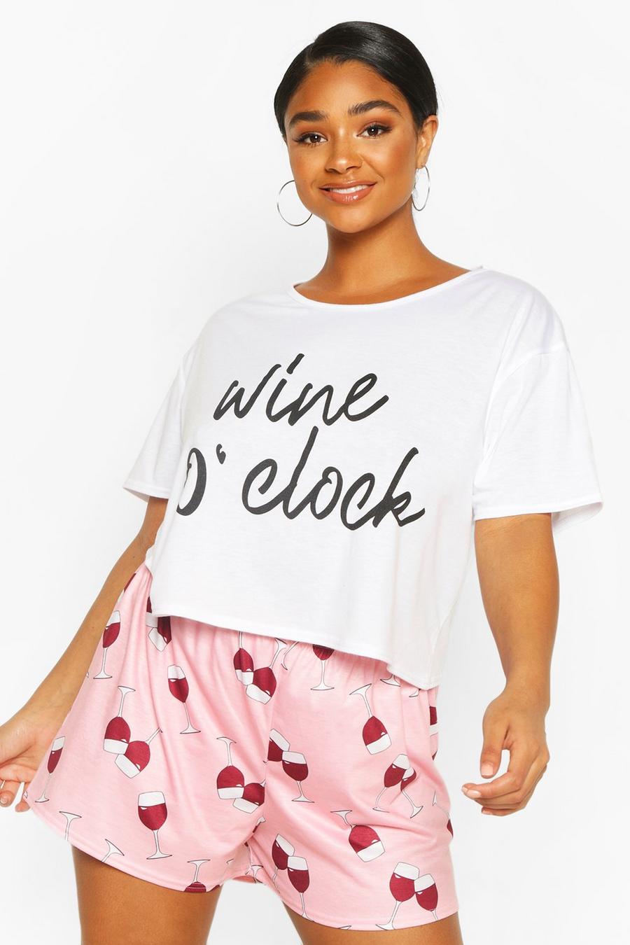 White Plus - "Wine O'Clock" Pyjamasset image number 1