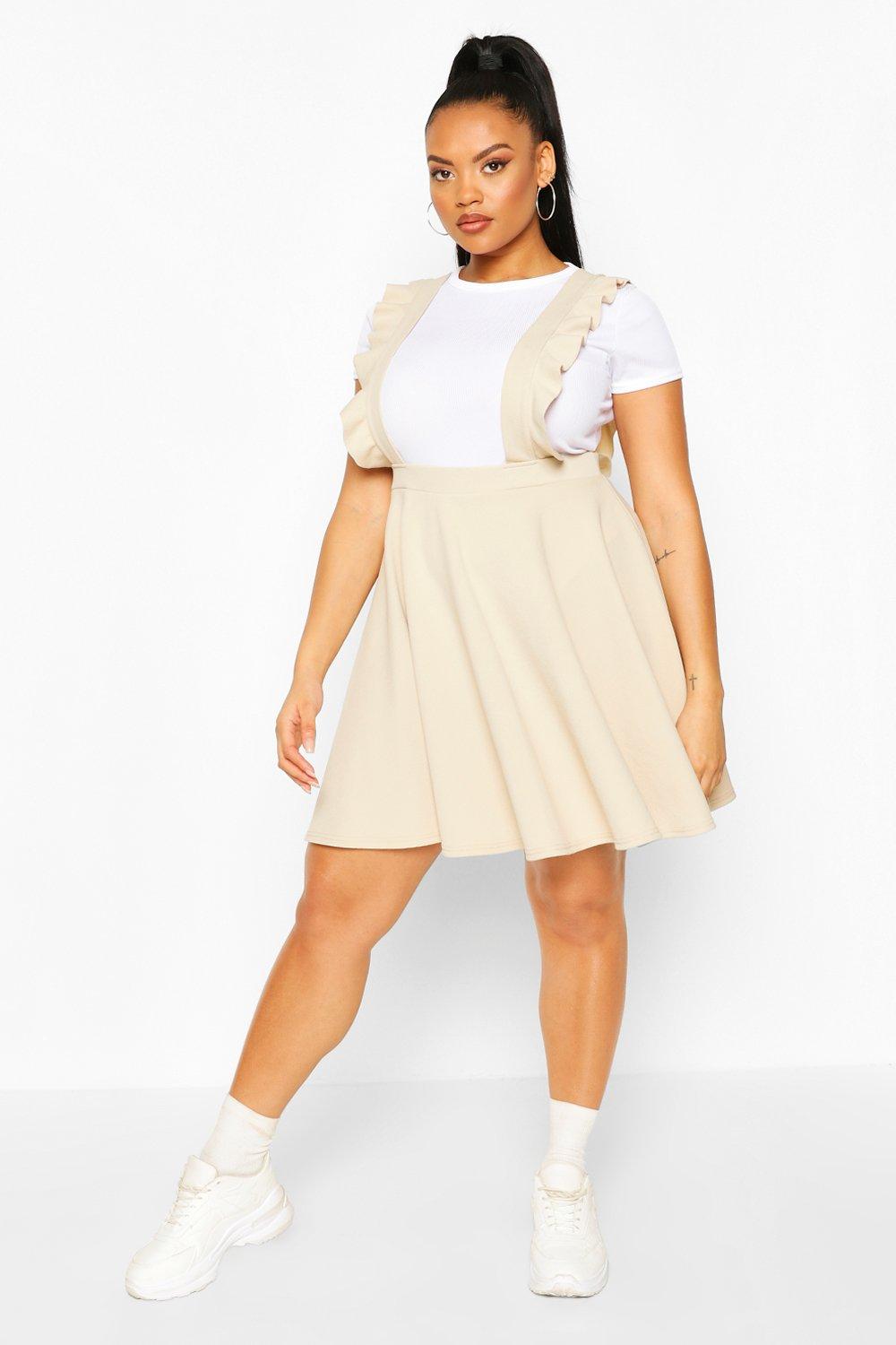 Pinafore strap skirt best sale