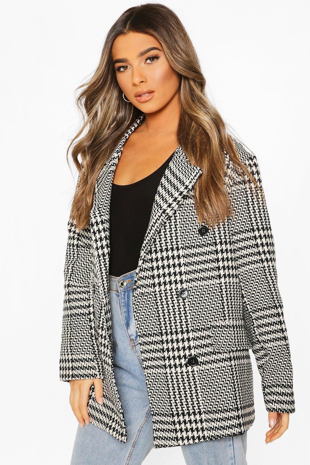 Boohoo veste carreaux new arrivals