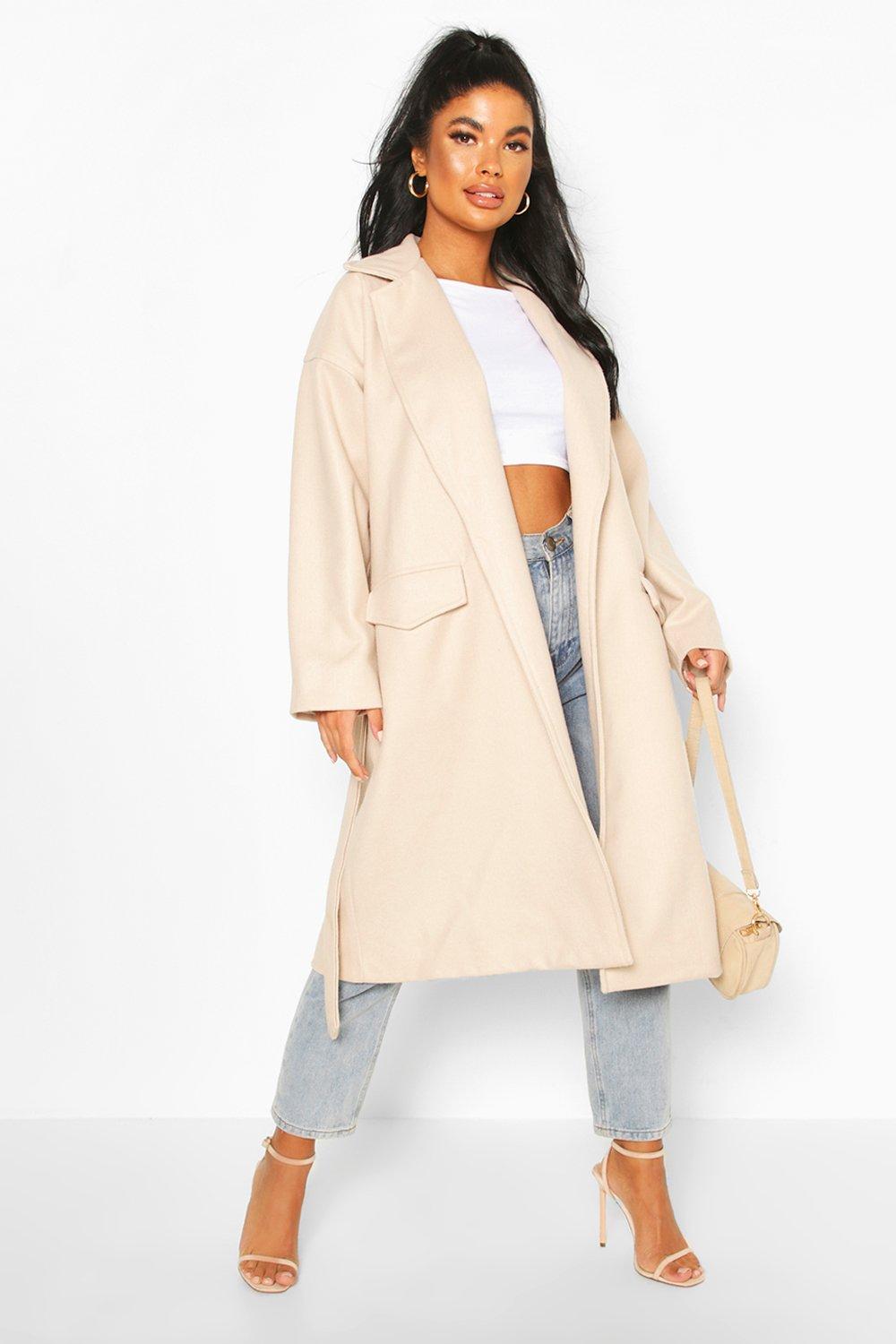 petite wrap coat