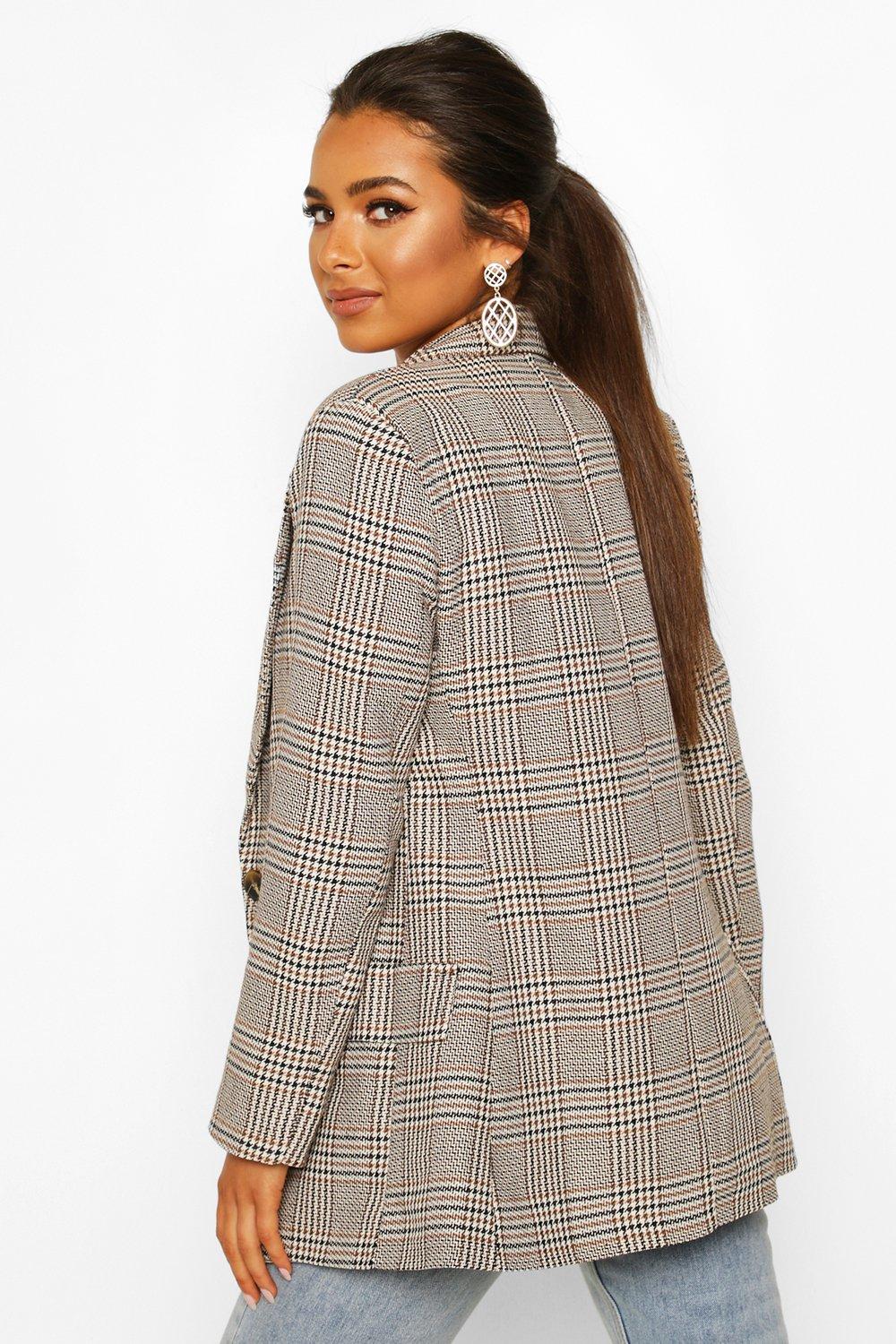 Petite 2025 checked blazer