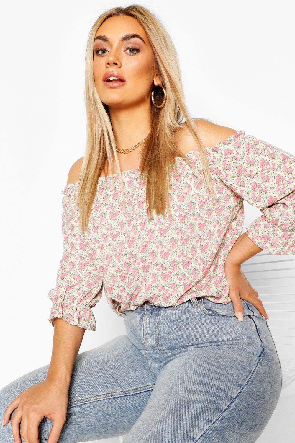 boohoo one shoulder top