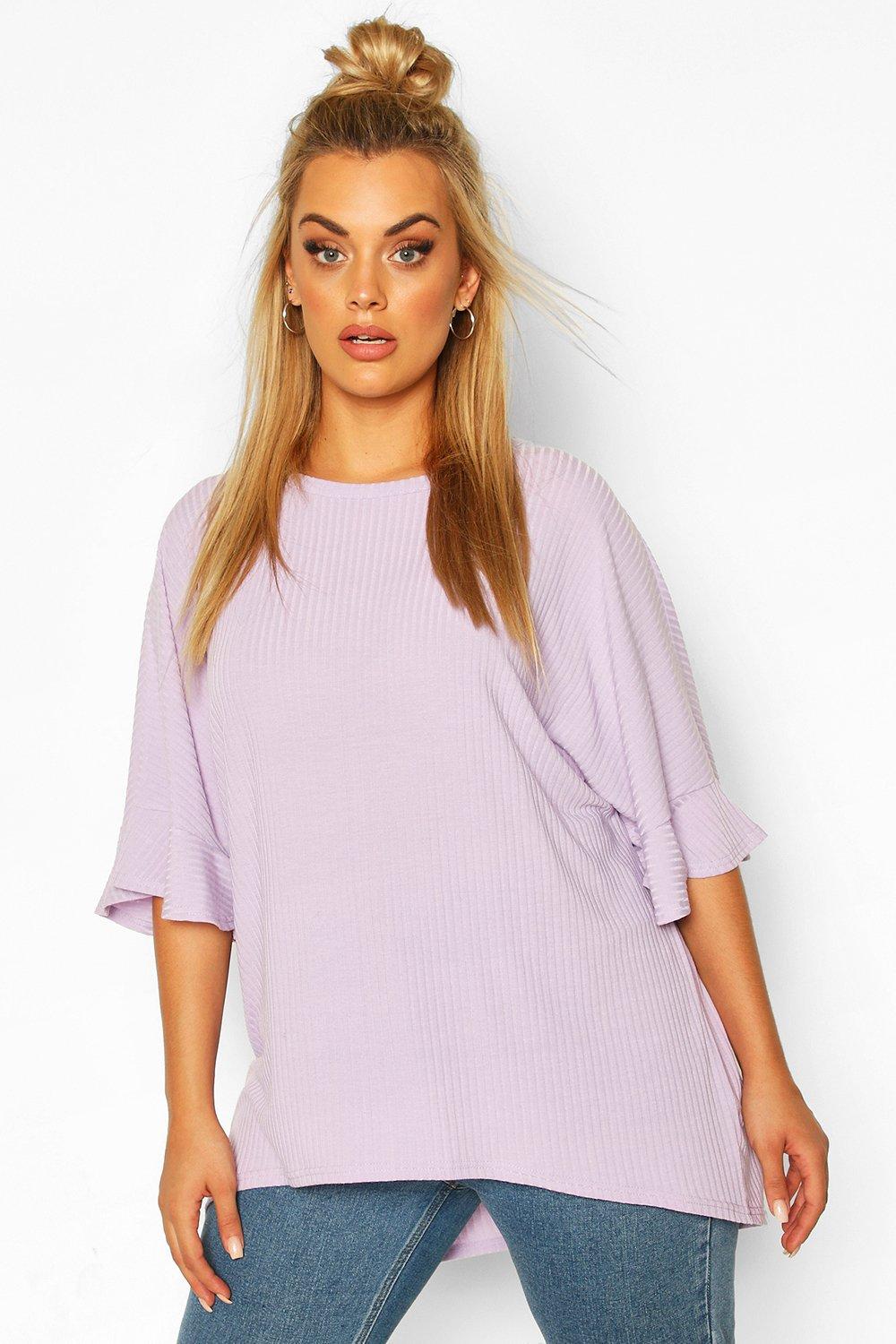 boohoo frill top