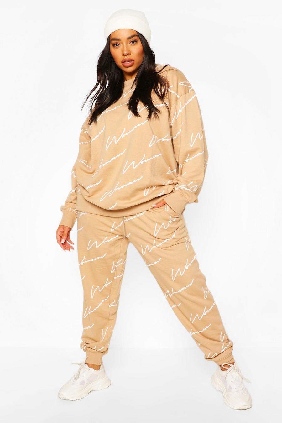 Stone Plus All Over Woman Print Sweat Tracksuit image number 1