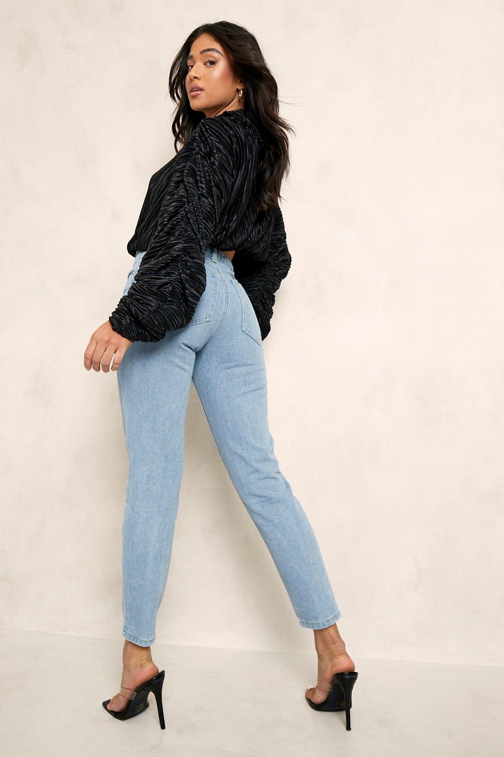 petite straight leg jean