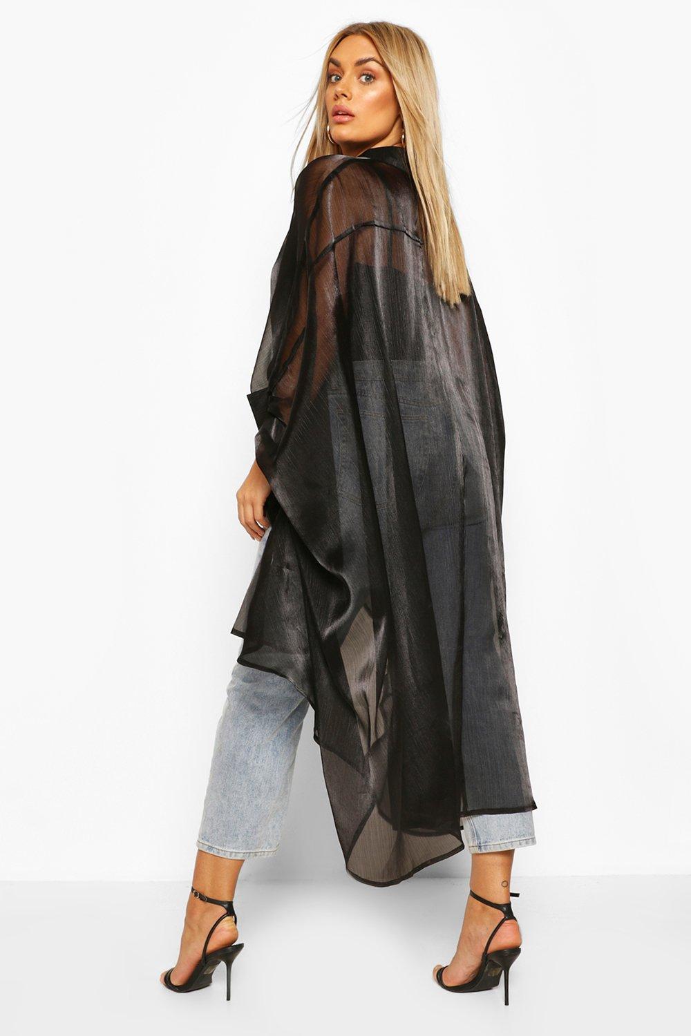 Organza hot sale maxi shirt