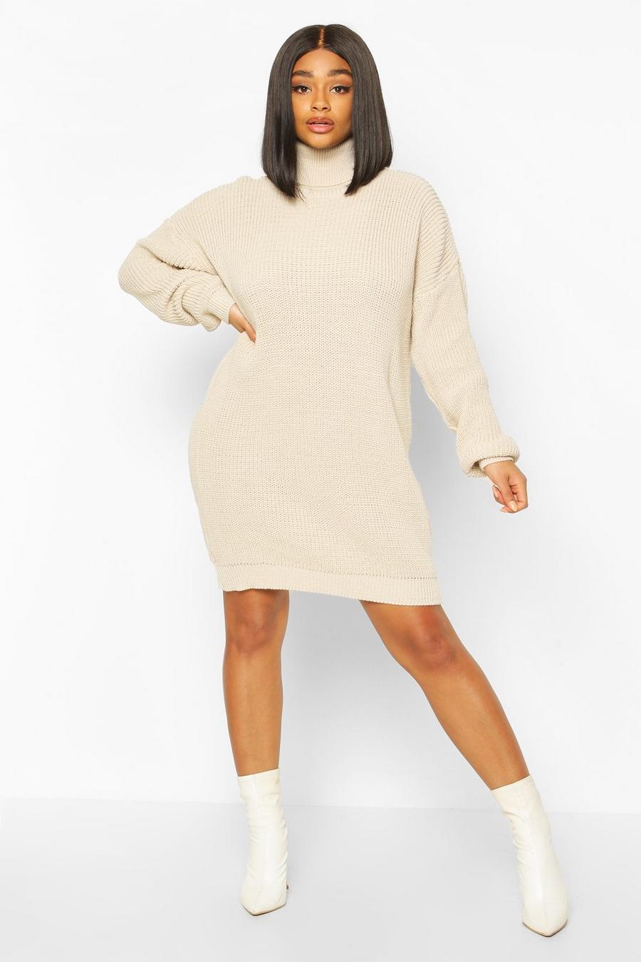 Plus Turtleneck Sweater Dress image number 1