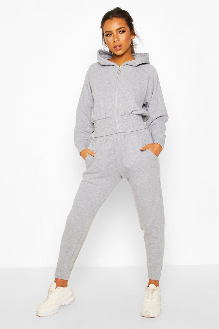 Petite Zip Through Hooded Tracksuit image number 1